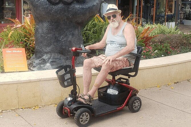 Lightweight Easy Island Mobility Scooter Rental - Exploring Maui with the Scooter