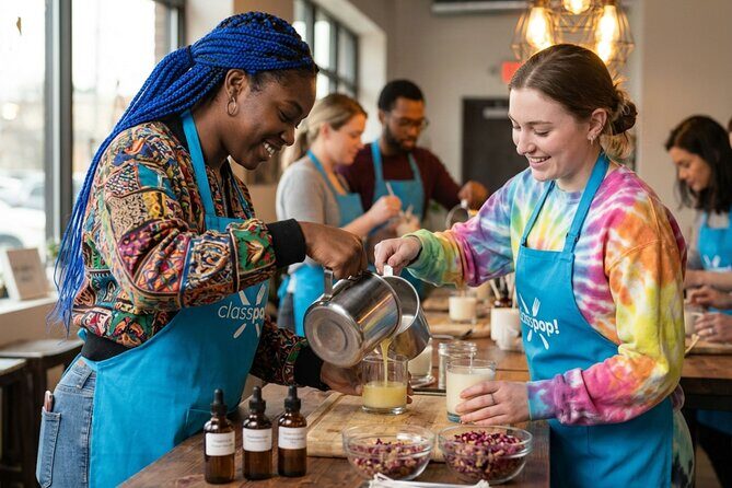 Make Your Own Candle at a Local Wine Bar in Atlanta - How the Experience Works Logistically