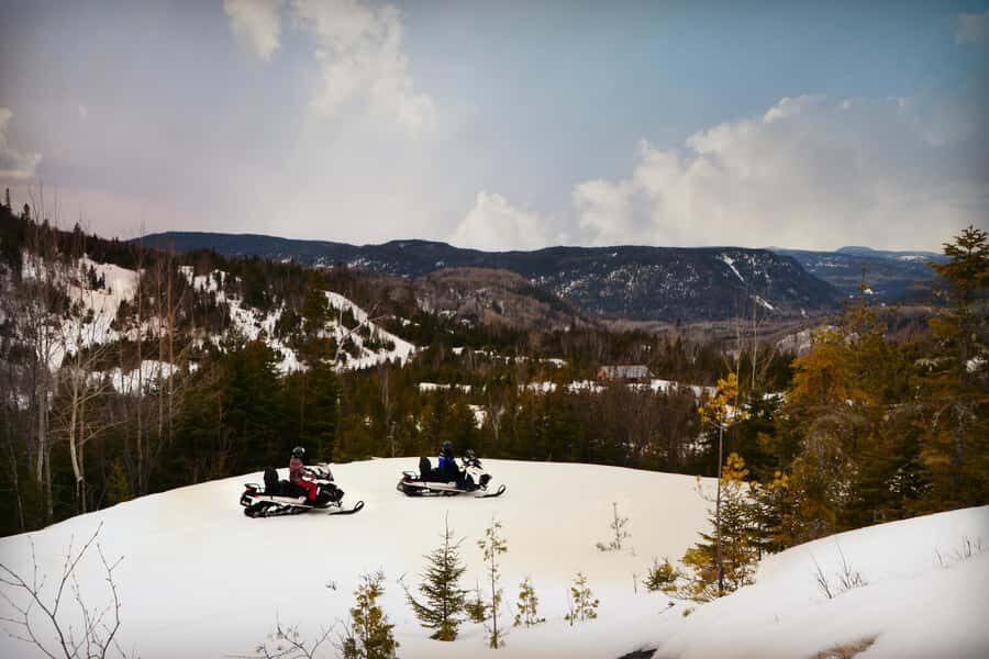 Near Tadoussac: Mont Valin and Saguenay Fjord Mini Snowmobile Raid - The Itinerary Breakdown
