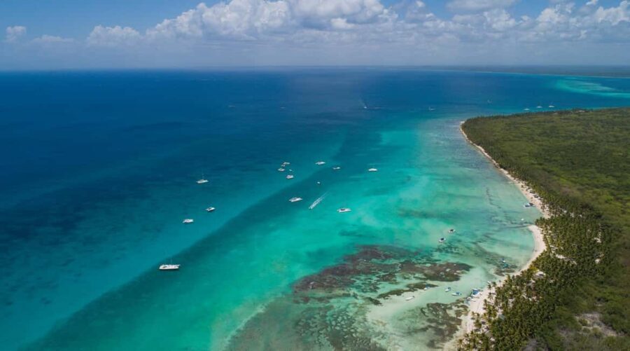Saona Island Comfort Experience by Catamaran - First Stop: Snorkeling in Front of Hilton La Romana