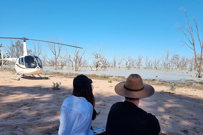 Scenic Helicopter Flight to Menindee Lakes - The Value of the Experience
