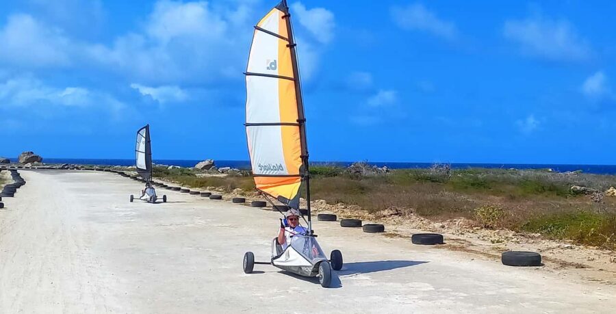 Blokart Landsailing on the shores of the Caribbean Bonaire - What to Expect on Your Landsailing Adventure