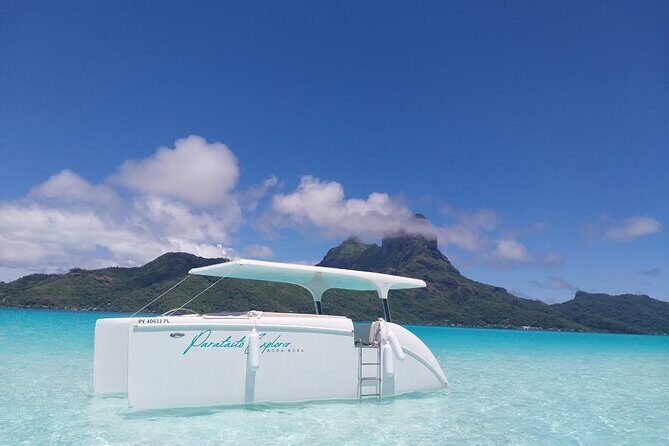 Full Day Solar BoatExplores Bora Bora at the Rhythm of the Lagoon - What’s Included and What’s Not