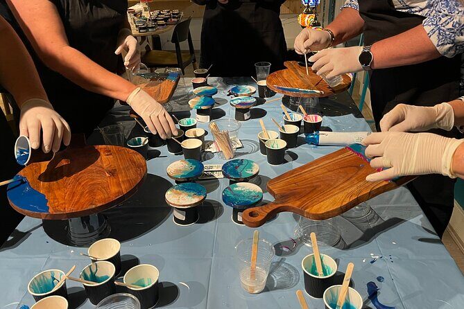 Resin Art Classes Sydney: Cheeseboards & Coasters - What to Expect from the Resin Art Experience