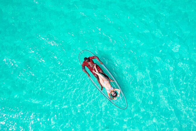 Romantic Clear Kayak Drone Photoshoot for Couples Turks & Caicos - Key Points: