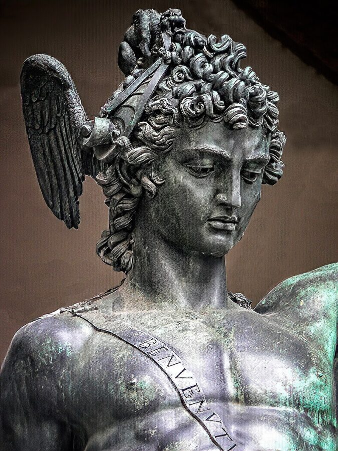 Cellini's Perseus with the Head of Medusa at the Loggia dei Lanzi