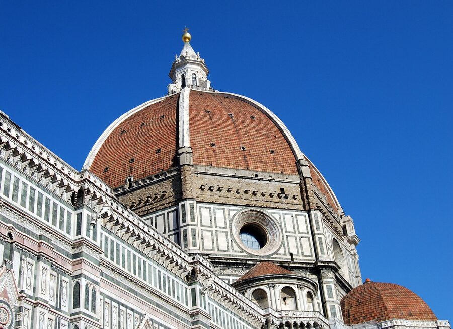 Detail of Brunelleschi's Dome masonry pattern