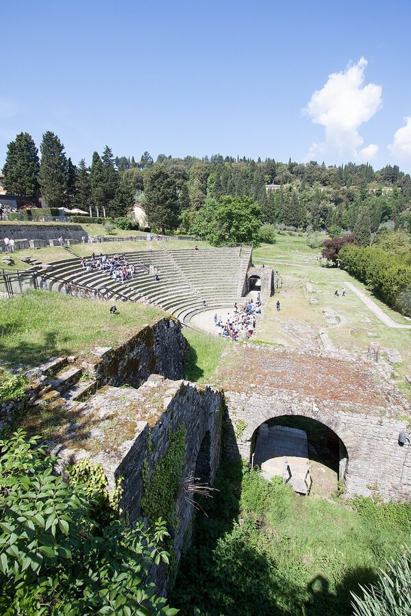 The Roman theatre at Fiesole archaeological site