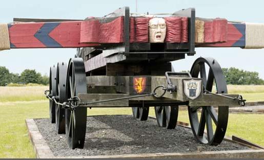 Leonardo da Vinci's giant crossbow notebook design