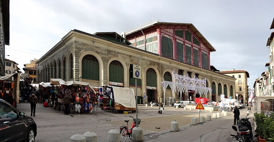 Interior of Mercato Centrale San Lorenzo Florence
