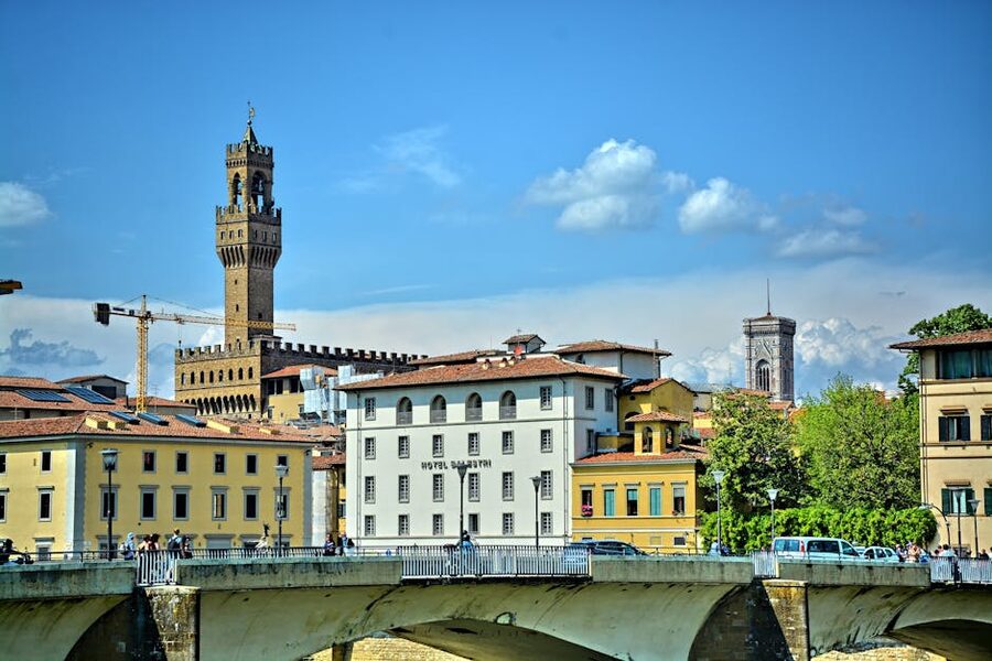 Palazzo Vecchio architecture view from outside