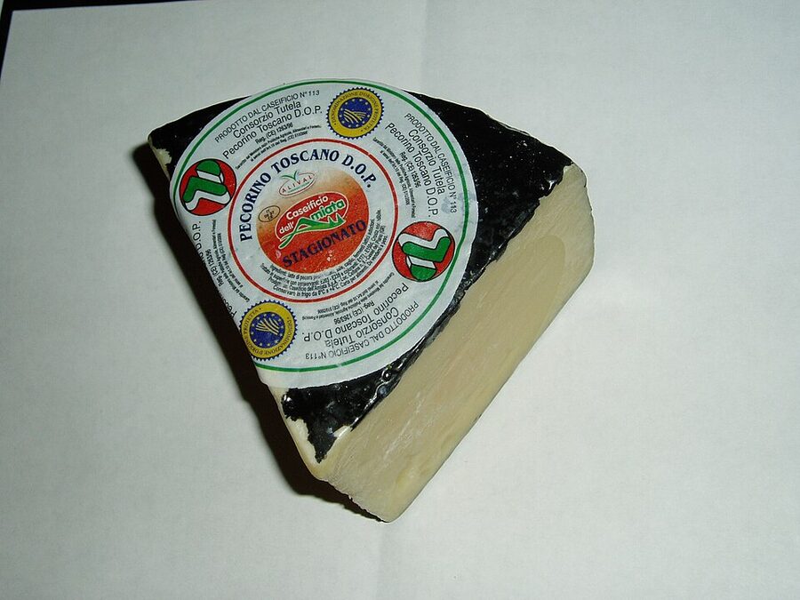 Pecorino Toscano DOP cheese wheel