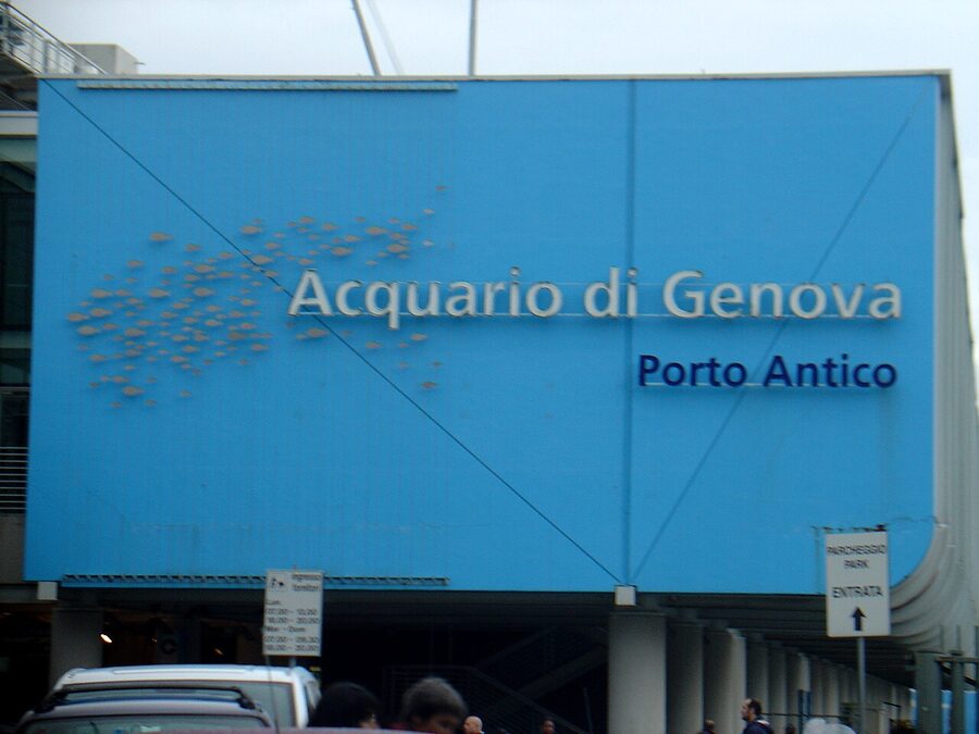Entrance to the Acquario di Genova