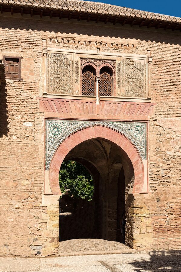 Puerta del Vino, the Wine Gate at the Alhambra in Granada