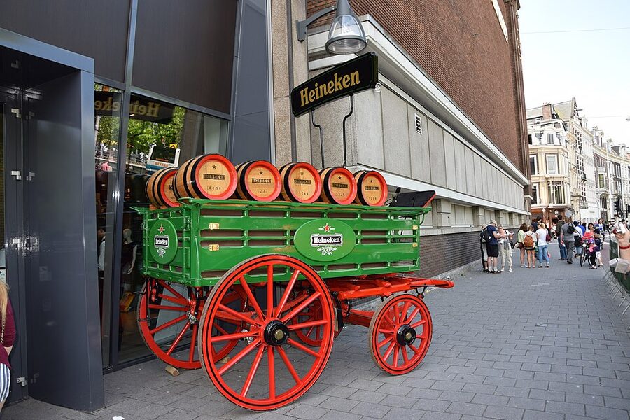 Heineken Experience museum facade Amsterdam