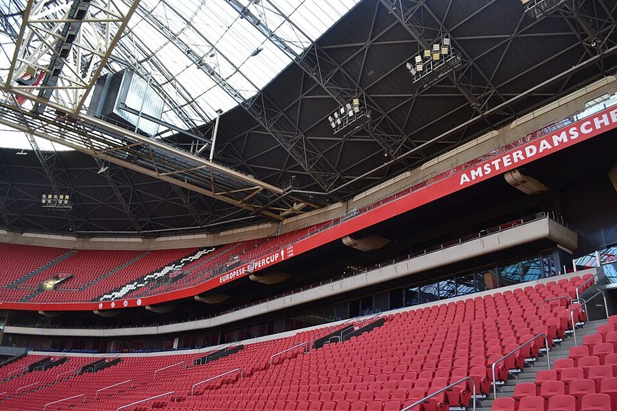 Johan Cruijff ArenA exterior in Amsterdam Zuidoost