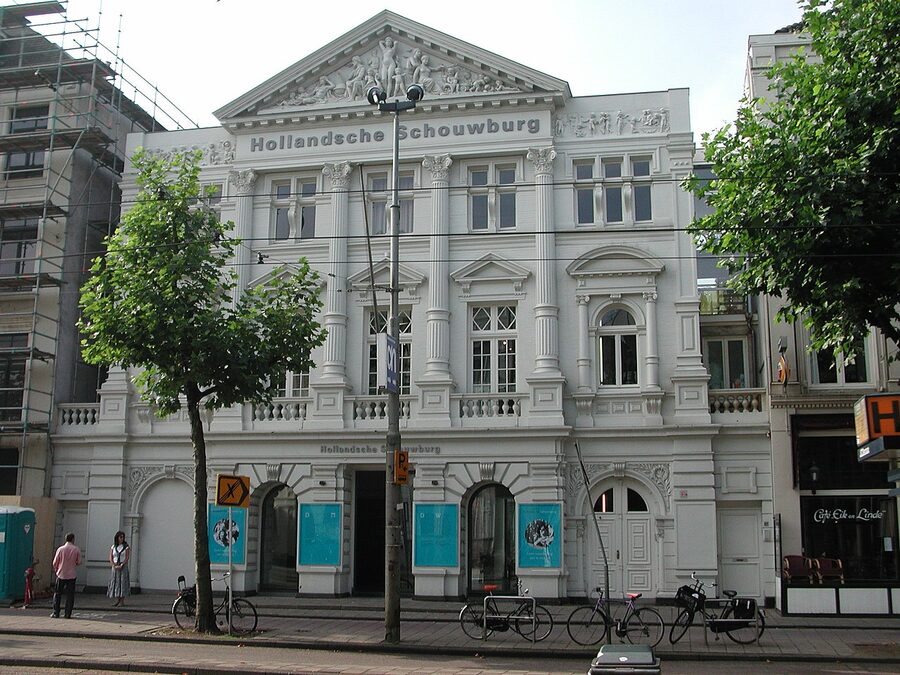 Hollandsche Schouwburg memorial exterior Amsterdam