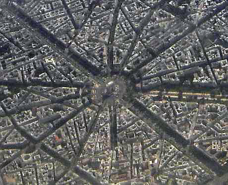 Place Charles de Gaulle twelve avenues star Paris