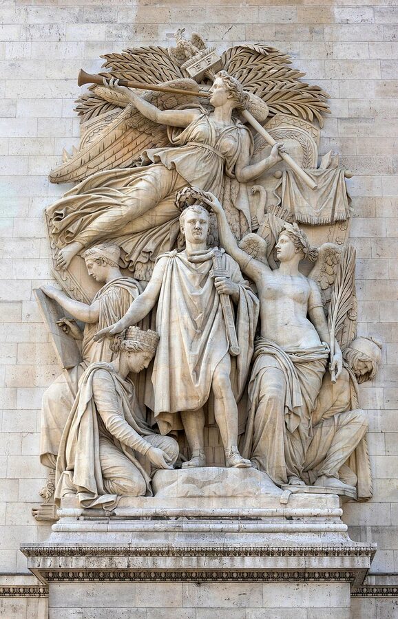 Le Triomphe de 1810 Cortot relief Arc de Triomphe Paris