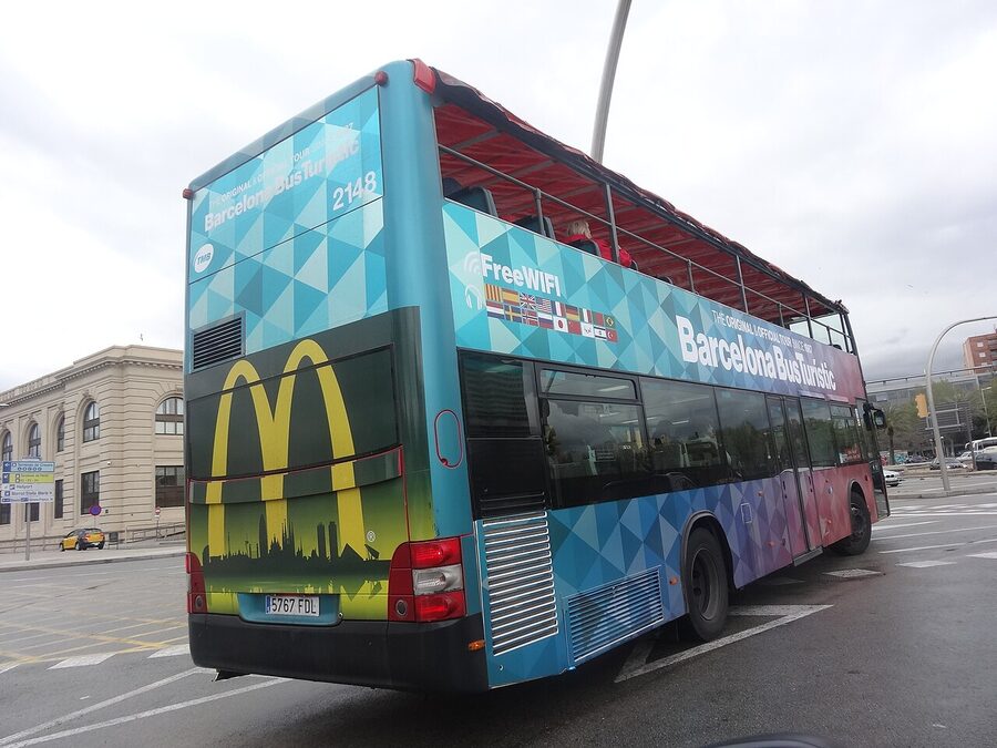 Barcelona Bus Turistic in the 2017 refreshed livery