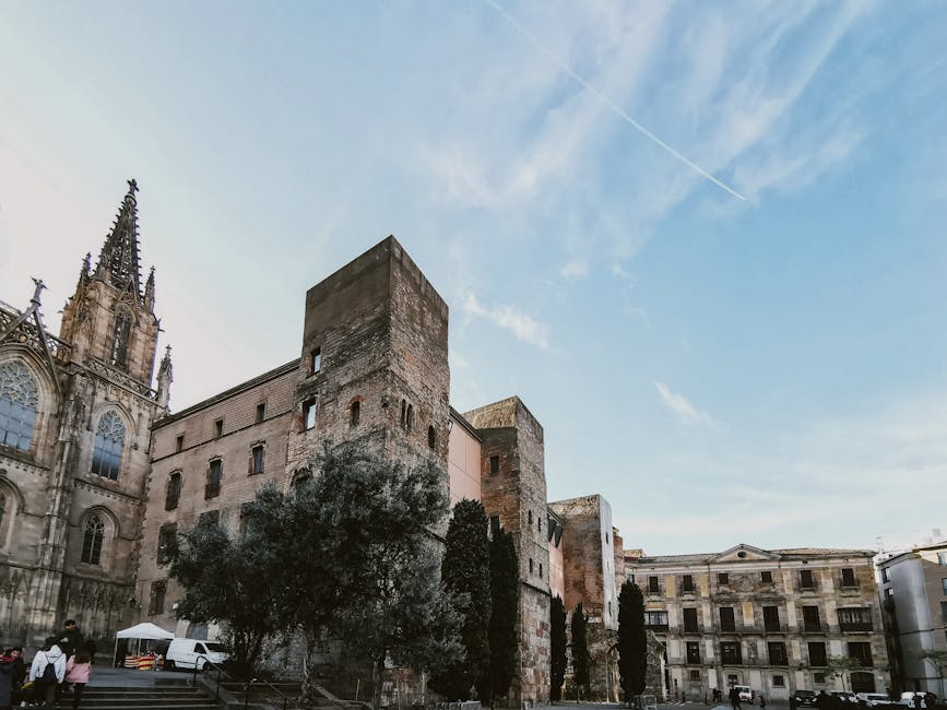 Barcelona Gothic Quarter old city