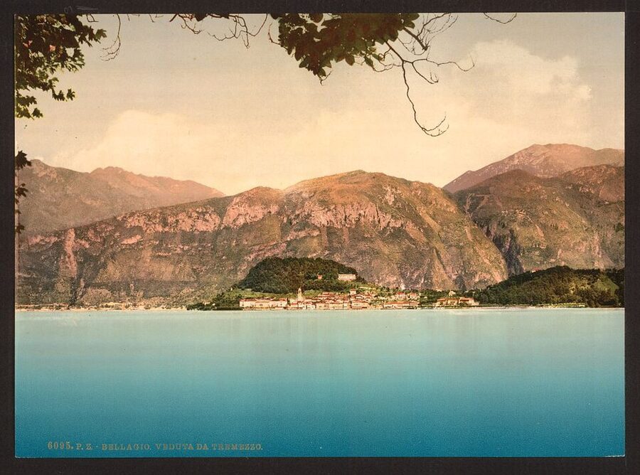 Historic archival photo of Bellagio Lake Como
