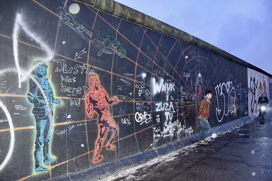 East Side Gallery Berlin Wall preserved art murals