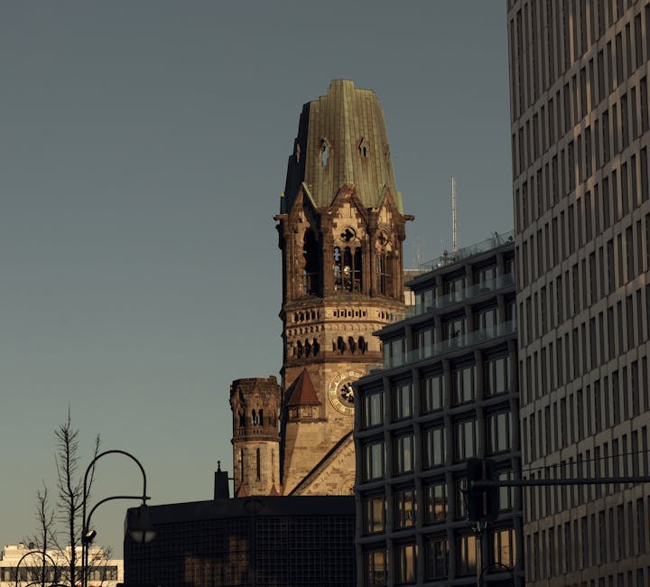 Kaiser Wilhelm Memorial Church on Kurfurstendamm Berlin