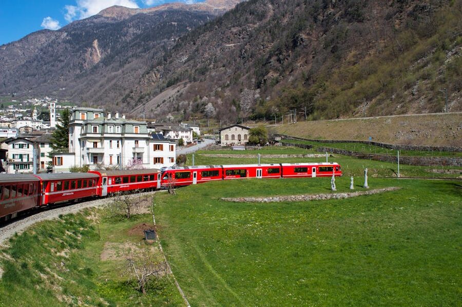 On Board the Bernina Express