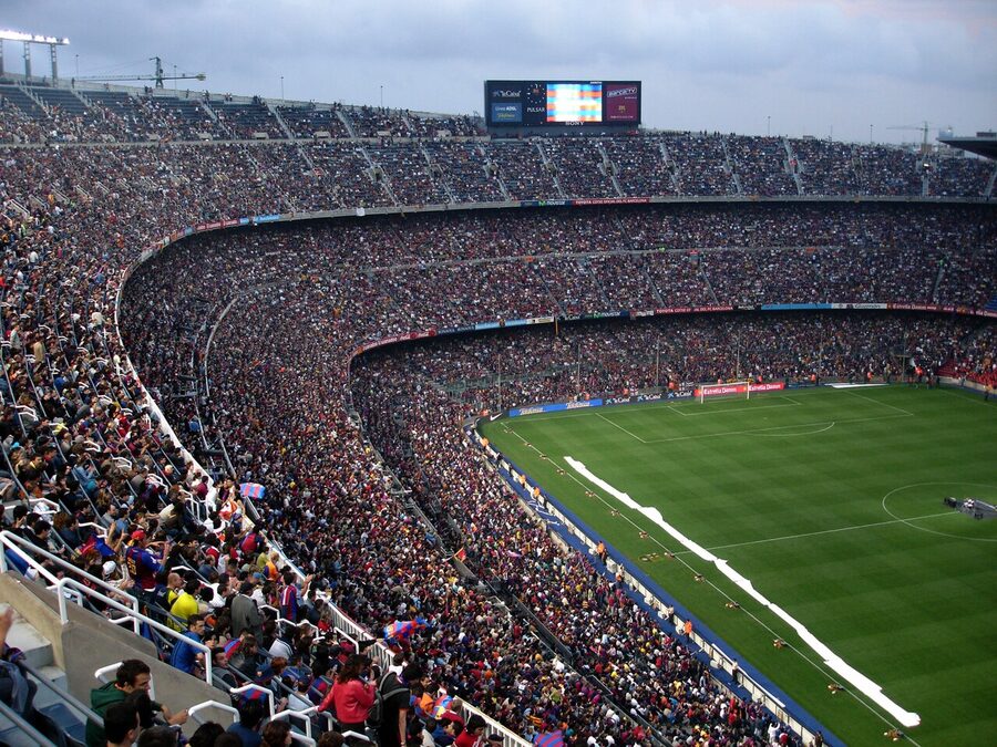 Camp Nou interior 2005 before the Espai Barça renovation