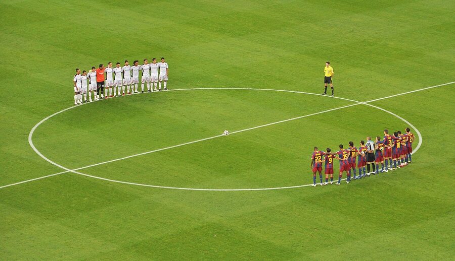 Camp Nou pre-match 2010 La Liga Barcelona vs Mallorca