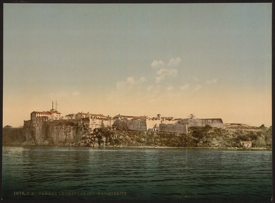 Archival photochrom of Sainte-Marguerite from around 1900