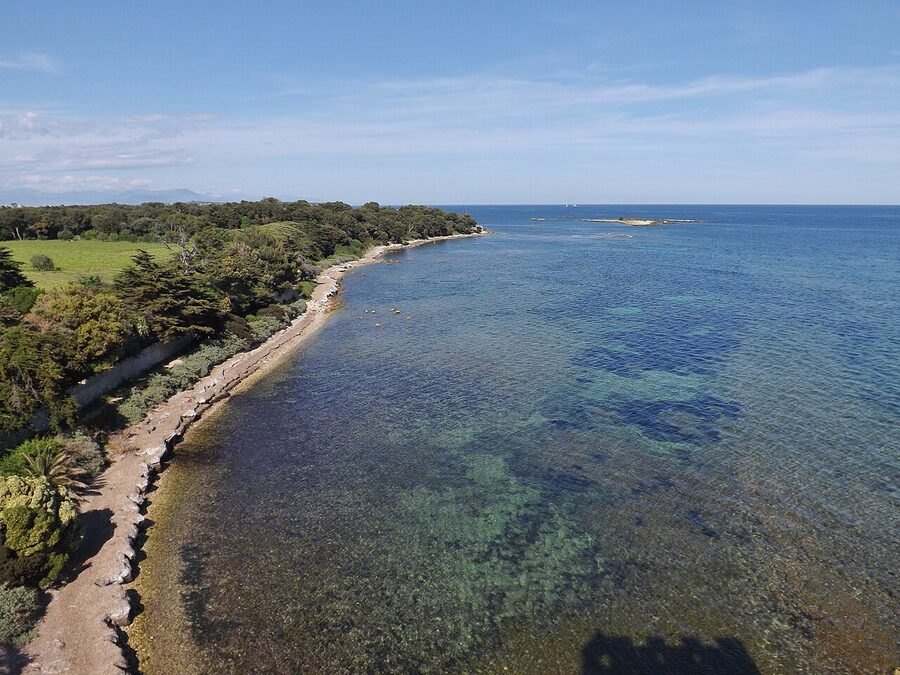 South-east coast of Saint-Honorat