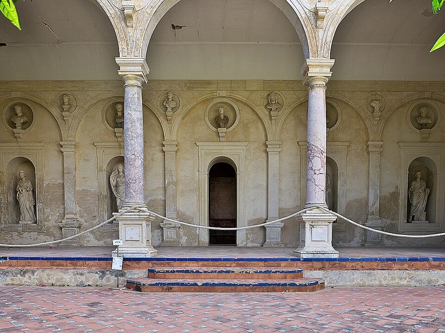 Cenador pavilion in Jardin Grande Casa de Pilatos
