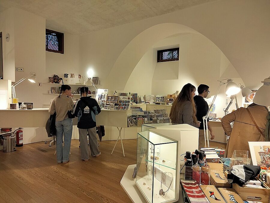 Casa Vicens basement bookshop museum Gaudi books