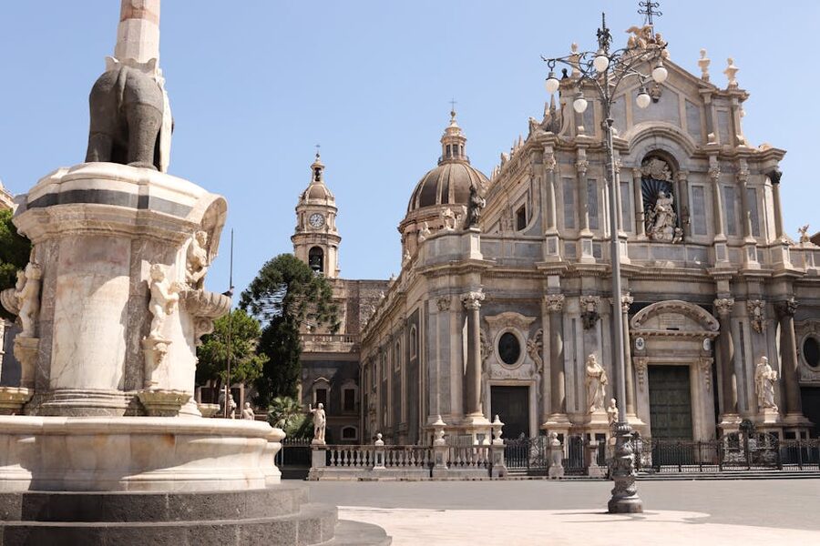 Catania Cathedral and Piazza del Duomo in Sicily