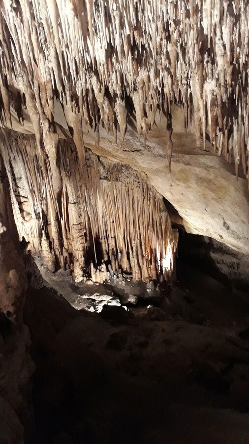 Classical music barge on Lake Martel at Caves of Drach
