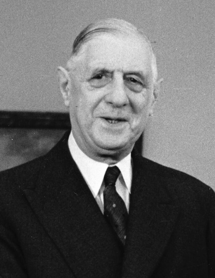 Charles de Gaulle in 1963
