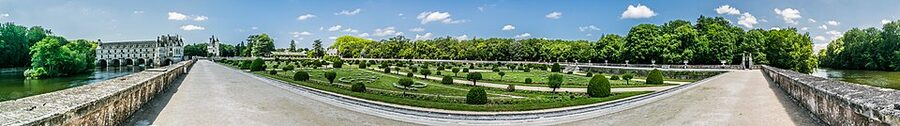 Garden of Diane de Poitiers Chenonceau formal beds