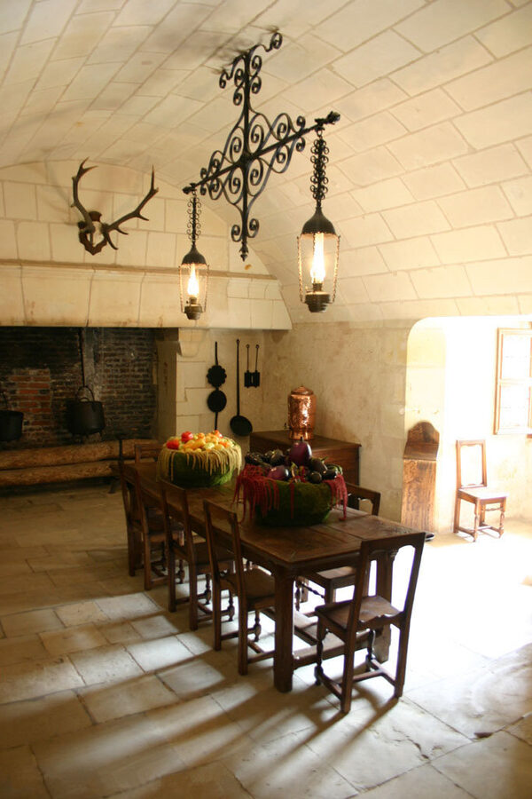 Chenonceau Renaissance kitchen interior