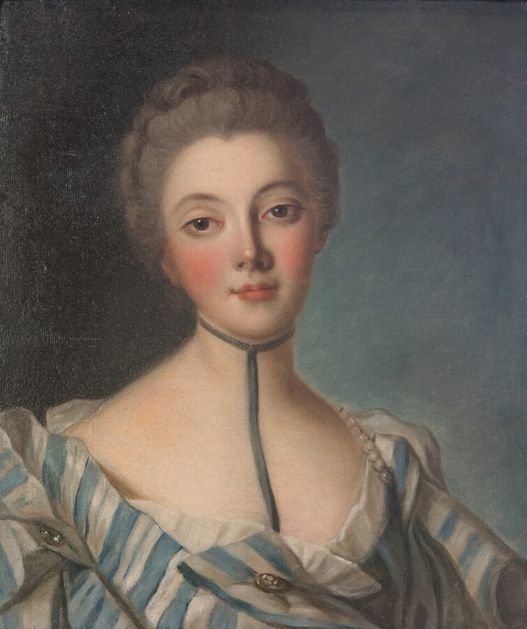 Madame Dupin portrait by Nattier