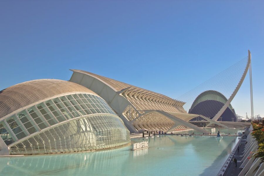The City of Arts and Sciences in full daylight