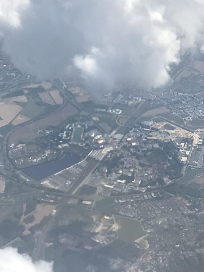 Disneyland Paris park scene April 2022