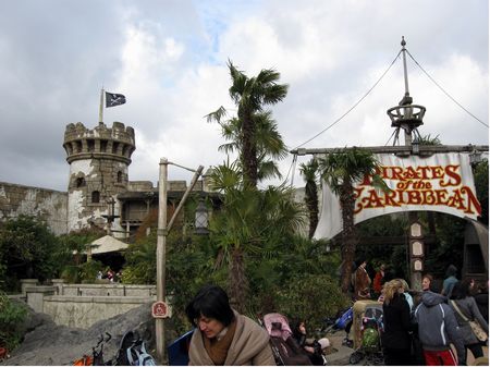 Pirates of the Caribbean ride entrance Disneyland Paris