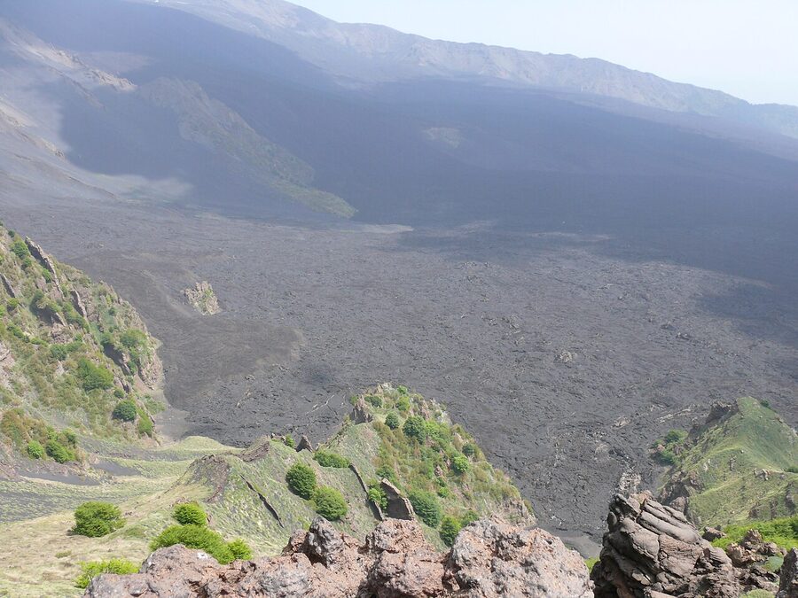 Valle del Bove on Mount Etna's eastern flank