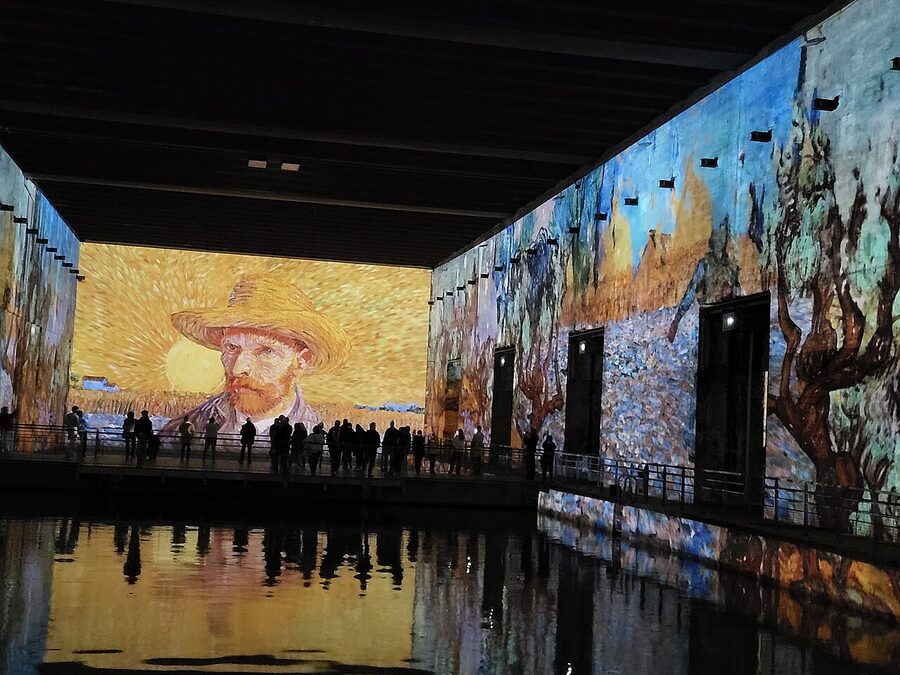 Bassins de Lumieres Bordeaux 2024 sister Culturespaces venue submarine pens