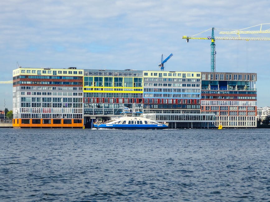 Silodam building Amsterdam IJ waterfront industrial conversion