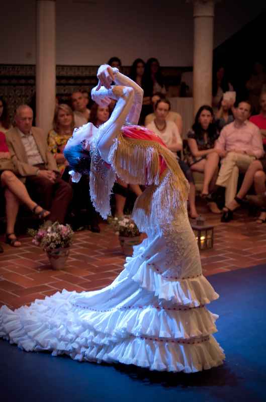 Flamenco performance pair Seville tablao