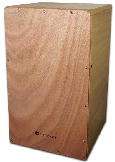 A cajon flamenco wooden box drum used in modern shows