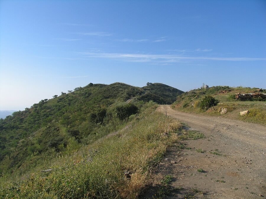 View south from Hermitage of Verdiales, Montes de Málaga